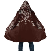 Cowboys Wild West Cloak Dark Brown Cow Prints - Wonder Print Shop