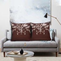 Cowboys Wild West Pillow Cover Dark Brown Cow Prints - Wonder Print Shop