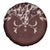 Cowboys Wild West Spare Tire Cover Dark Brown Cow Prints - Wonder Print Shop