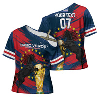Cape Verde - WC2026 Dark Horse Custom Cross Shoulder Shirt Our Time Our Story