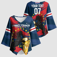 Cape Verde - WC2026 Dark Horse Custom Kimono Sleeve Blouse Our Time Our Story