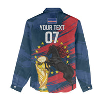 Cape Verde - WC2026 Dark Horse Custom Women Casual Shirt Our Time Our Story
