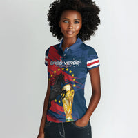 Cape Verde - WC2026 Dark Horse Custom Women Polo Shirt Our Time Our Story
