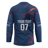 Cape Verde Football WC26 Custom Hockey Jersey Dark Horse Rising