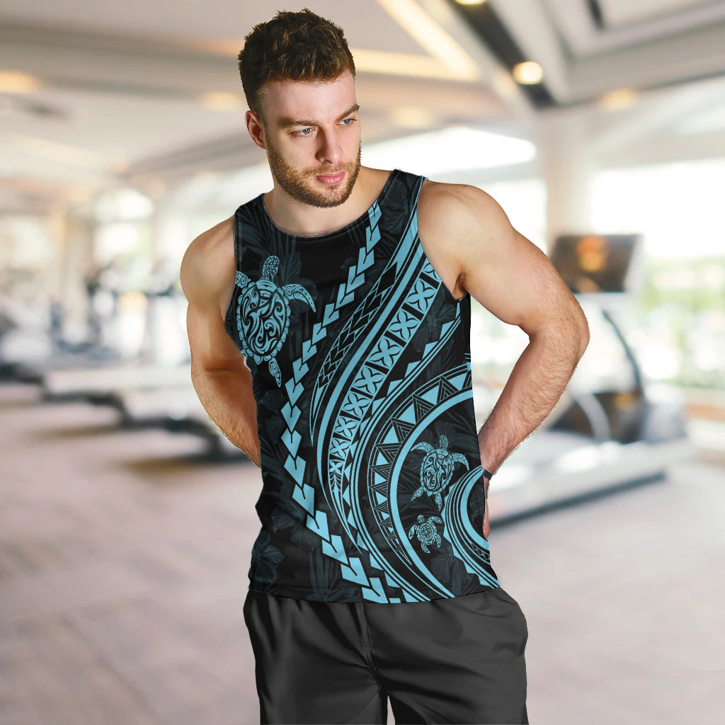 polynesian-pride-men-tank-top-turtle-hibiscus-luxury-style-aquamarine