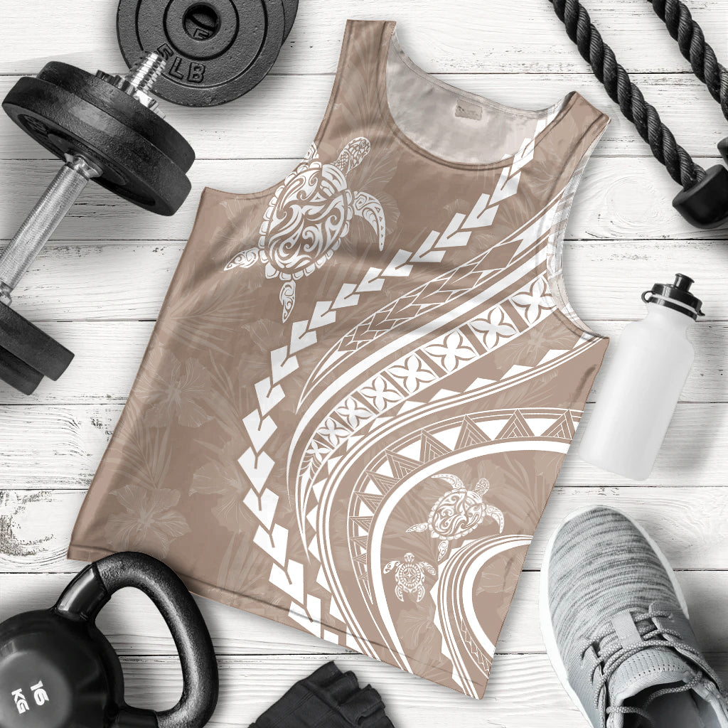 polynesian-pride-men-tank-top-turtle-hibiscus-luxury-style-beige