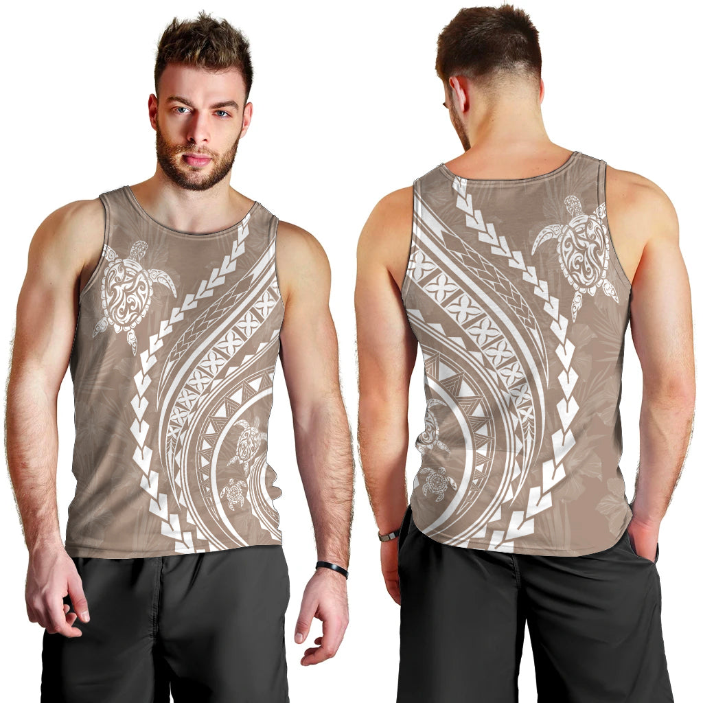 polynesian-pride-men-tank-top-turtle-hibiscus-luxury-style-beige