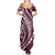 Polynesian Pride Summer Maxi Dress Turtle Hibiscus Luxury Style - Champagne - Wonder Print Shop