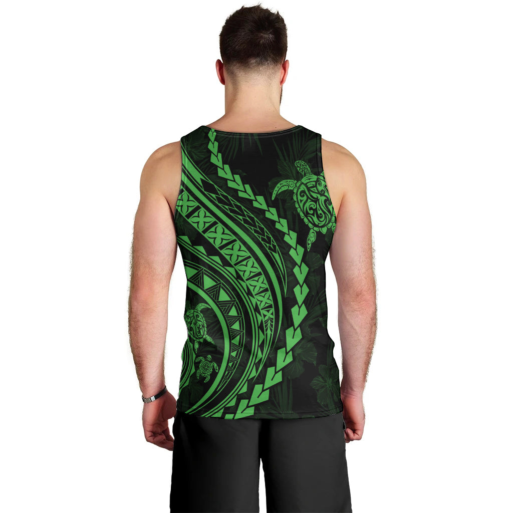 polynesian-pride-men-tank-top-turtle-hibiscus-luxury-style-green