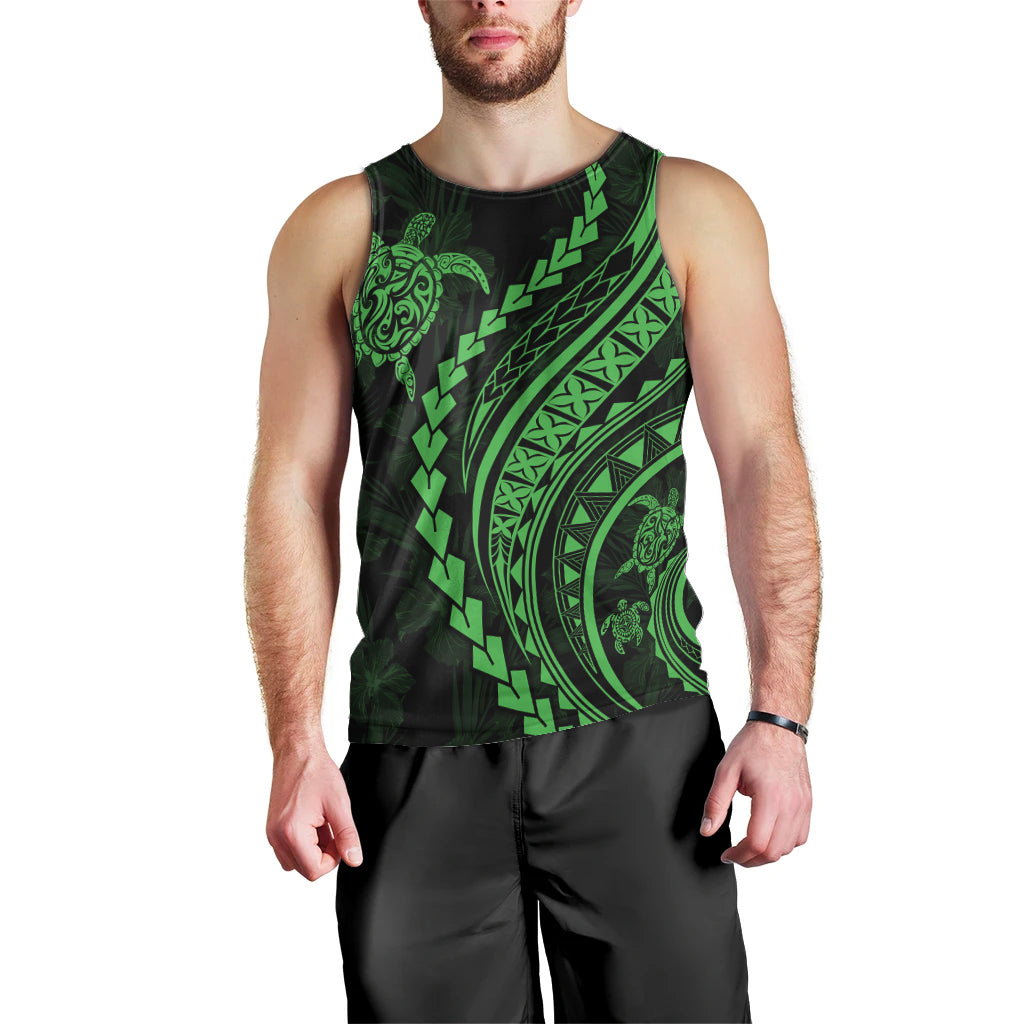 polynesian-pride-men-tank-top-turtle-hibiscus-luxury-style-green