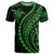 Polynesian Pride T Shirt Turtle Hibiscus Luxury Style - Green - Wonder Print Shop