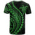 Polynesian Pride T Shirt Turtle Hibiscus Luxury Style - Green - Wonder Print Shop