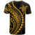 Polynesian Pride T Shirt Turtle Hibiscus Luxury Style - Merigold - Wonder Print Shop