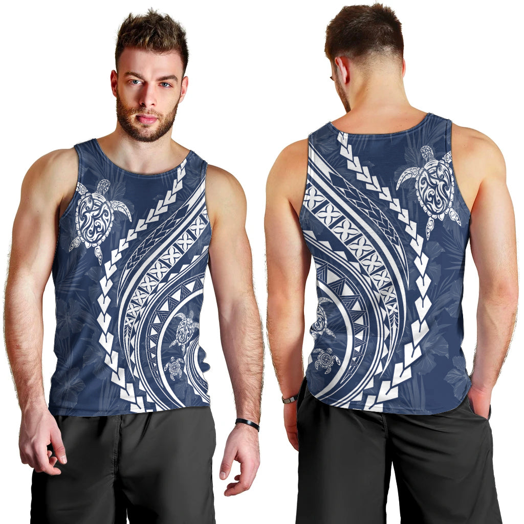 polynesian-pride-men-tank-top-turtle-hibiscus-luxury-style-navy
