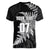 Personalised New Zealand Rugby Women V Neck T Shirt World Cup 2023 Silver Fern Champions - Wonder Print Shop