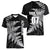 Personalised New Zealand Rugby Women V Neck T Shirt World Cup 2023 Silver Fern Champions - Wonder Print Shop