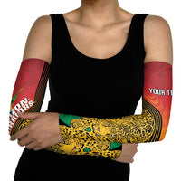 Guyana Cricket Amazon Warriors Personalized Arm Sleeves Fierce Jaguars - Wonder Print Shop