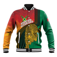 Guyana Cricket Amazon Warriors Personalized Baseball Jacket Fierce Jaguars - Wonder Print Shop