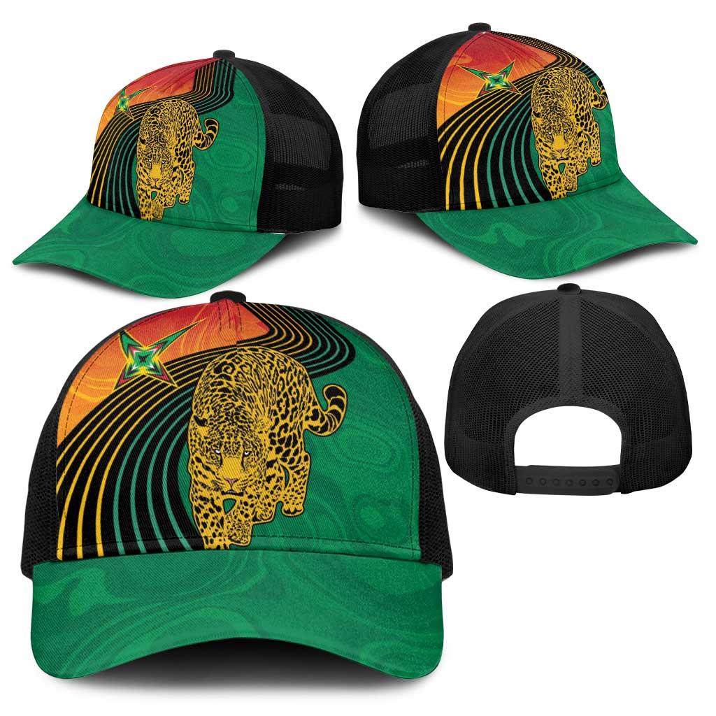Guyana Cricket Amazon Warriors Baseball Net Cap Fierce Jaguars - Wonder Print Shop