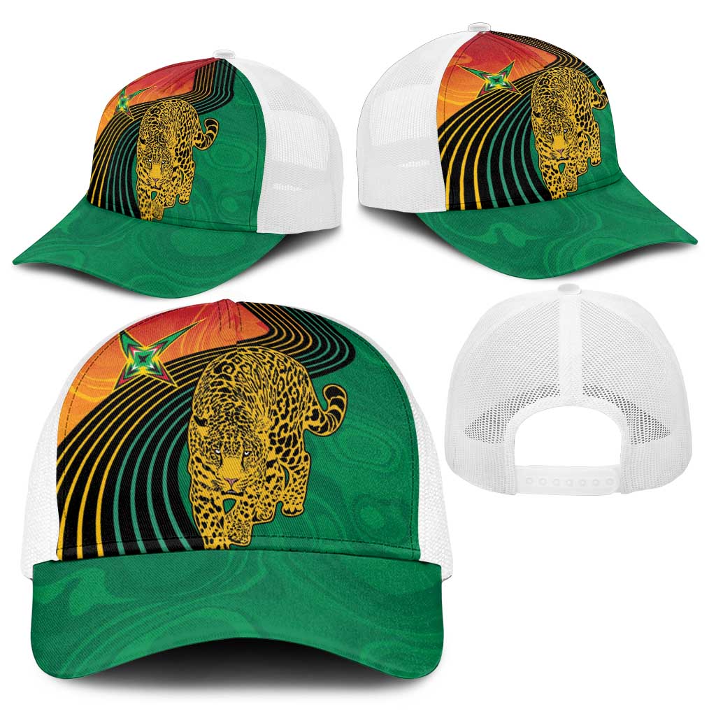 Guyana Cricket Amazon Warriors Baseball Net Cap Fierce Jaguars - Wonder Print Shop