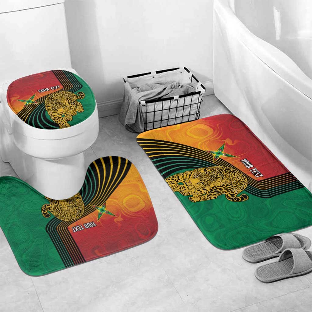 Guyana Cricket Amazon Warriors Personalized Bathroom Set Fierce Jaguars - Wonder Print Shop