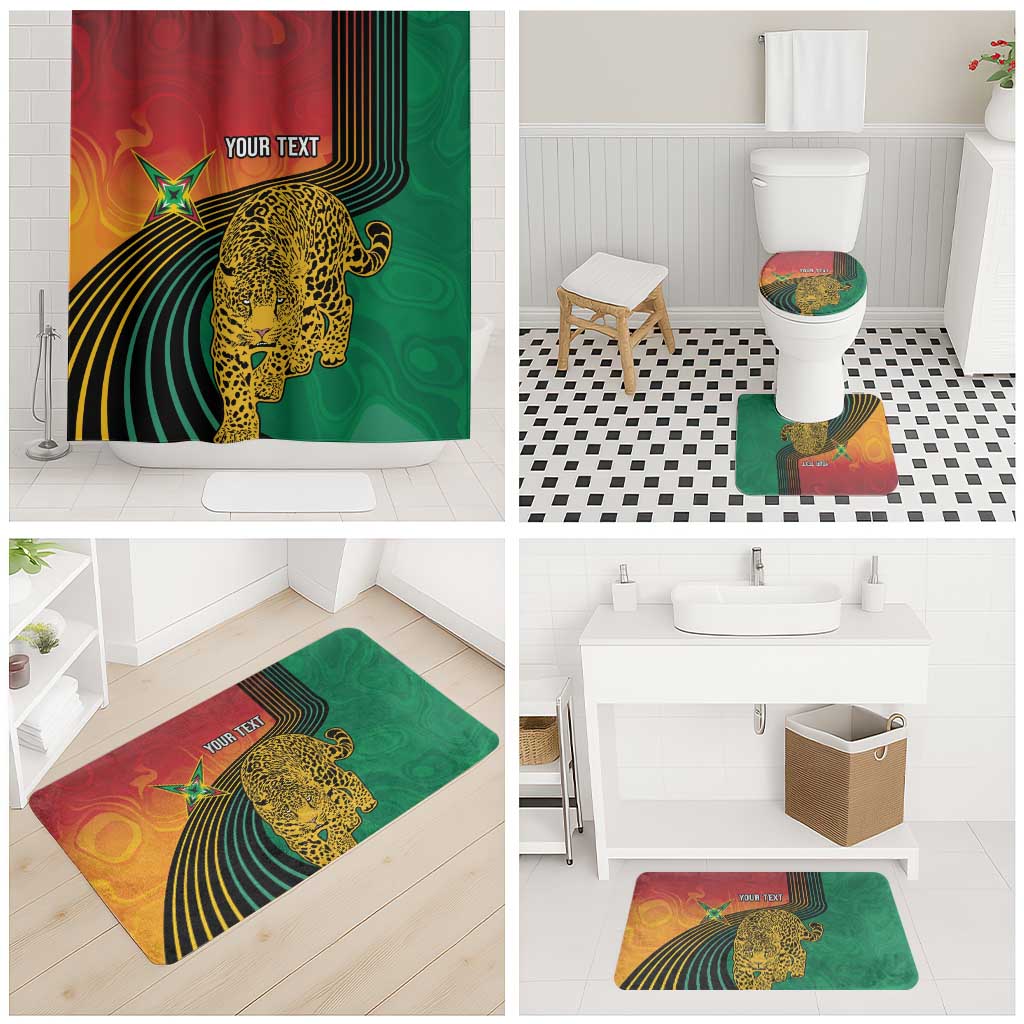 Guyana Cricket Amazon Warriors Personalized Bathroom Set Fierce Jaguars - Wonder Print Shop