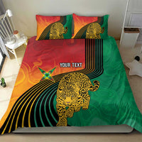 Guyana Cricket Amazon Warriors Personalized Bedding Set Fierce Jaguars - Wonder Print Shop