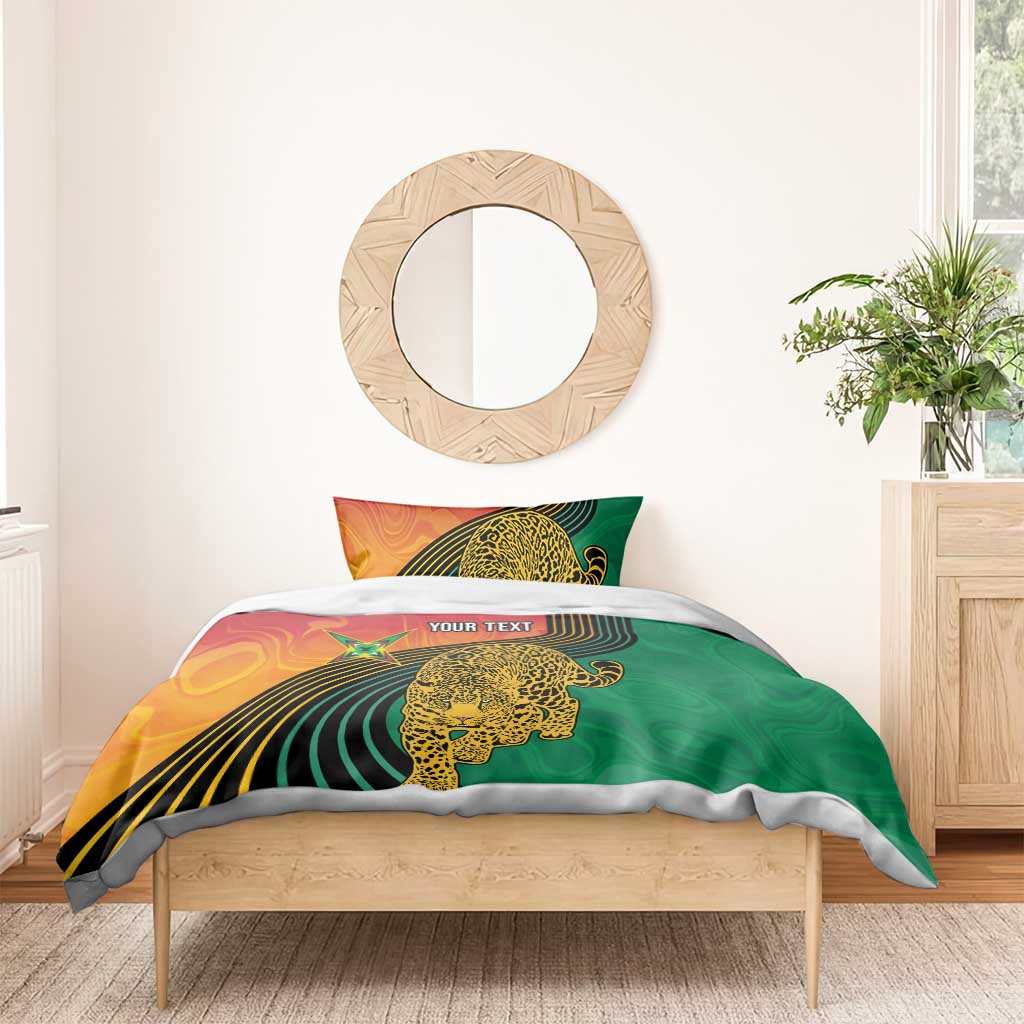 Guyana Cricket Amazon Warriors Personalized Bedding Set Fierce Jaguars - Wonder Print Shop