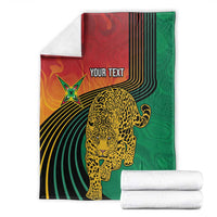 Guyana Cricket Amazon Warriors Personalized Blanket Fierce Jaguars - Wonder Print Shop