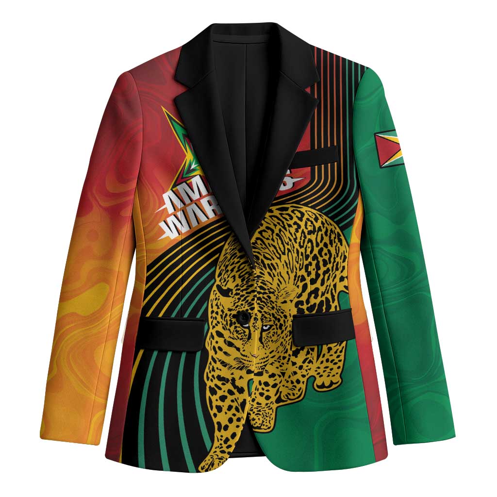Guyana Cricket Amazon Warriors Personalized Blazer Fierce Jaguars - Wonder Print Shop