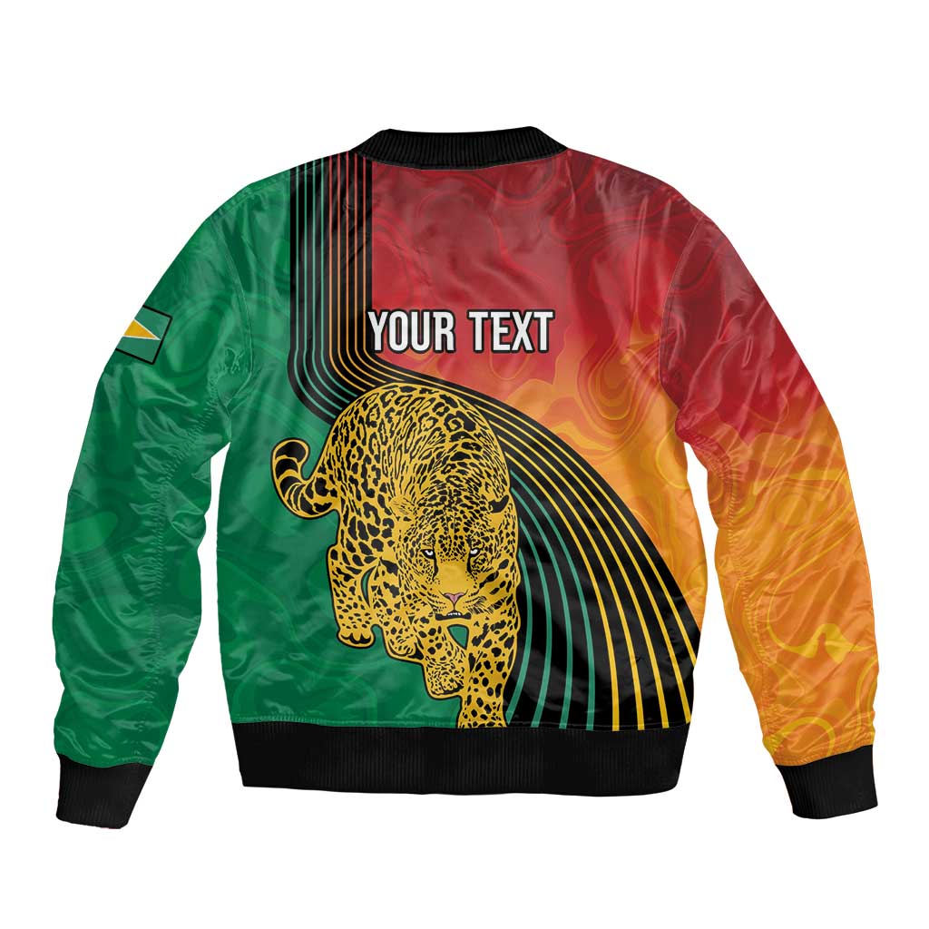 Guyana Cricket Amazon Warriors Personalized Bomber Jacket Fierce Jaguars - Wonder Print Shop