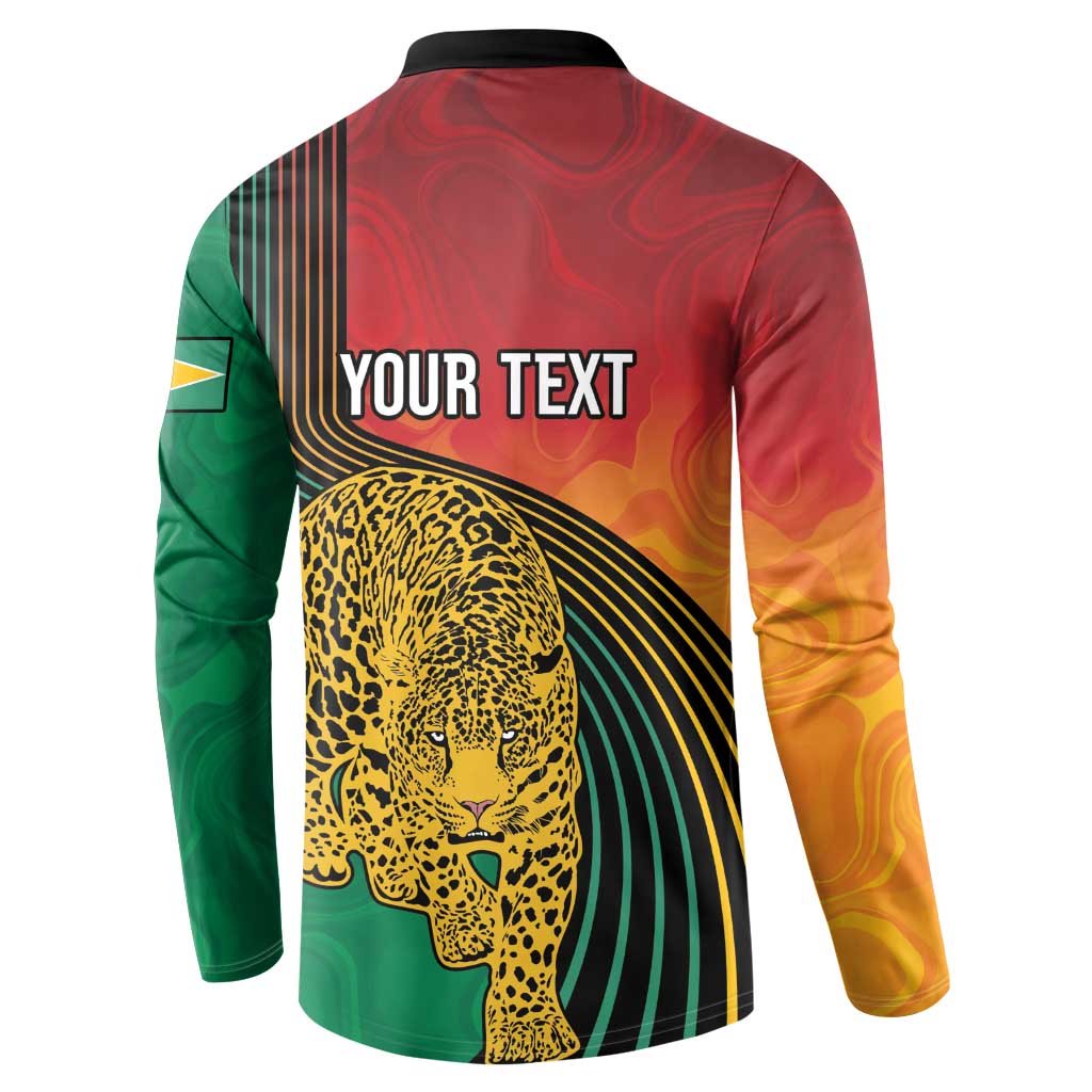 Guyana Cricket Amazon Warriors Personalized Button Sweatshirt Fierce Jaguars - Wonder Print Shop