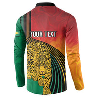 Guyana Cricket Amazon Warriors Personalized Button Sweatshirt Fierce Jaguars - Wonder Print Shop