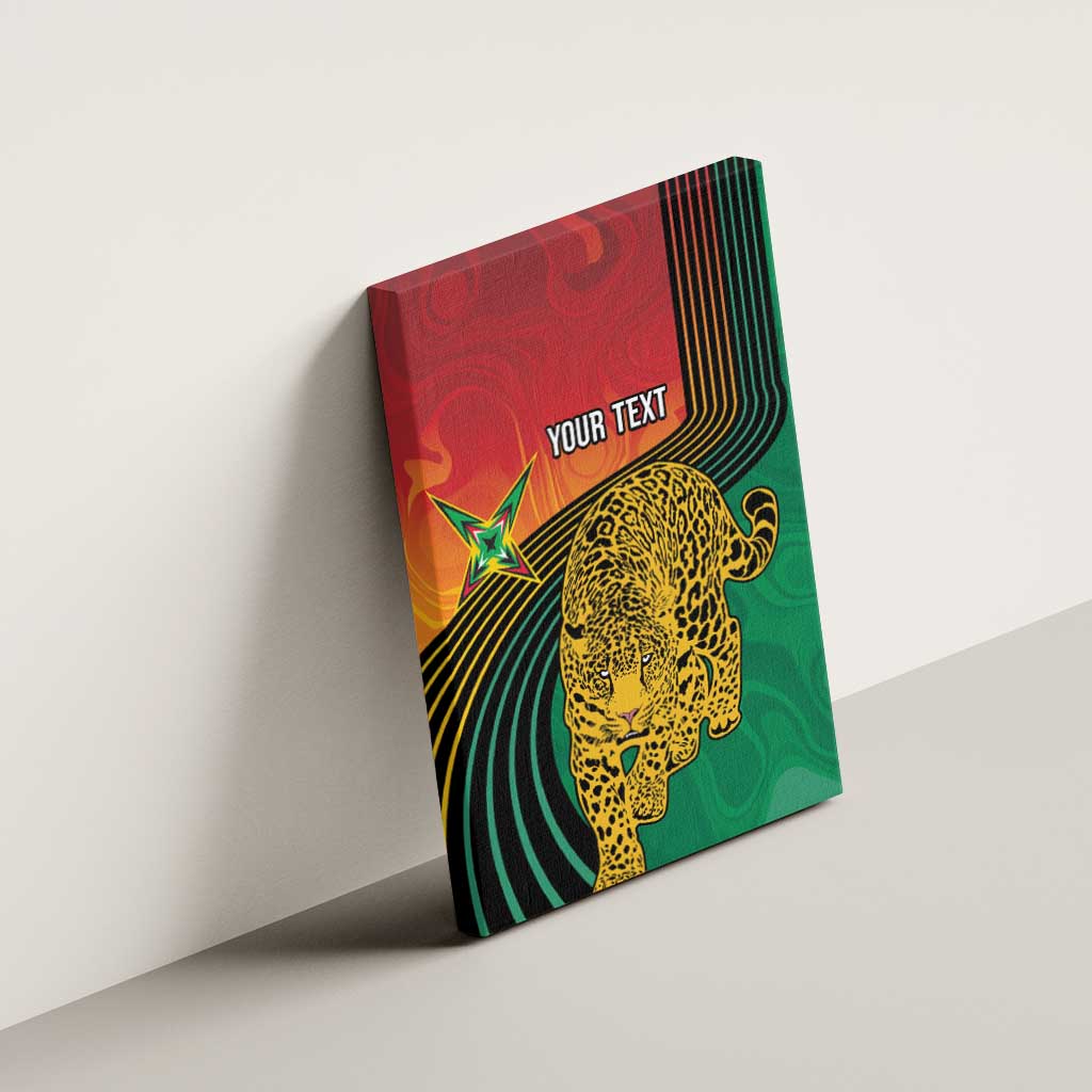 Guyana Cricket Amazon Warriors Personalized Canvas Wall Art Fierce Jaguars - Wonder Print Shop
