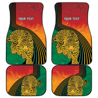 Guyana Cricket Amazon Warriors Personalized Car Mats Fierce Jaguars - Wonder Print Shop