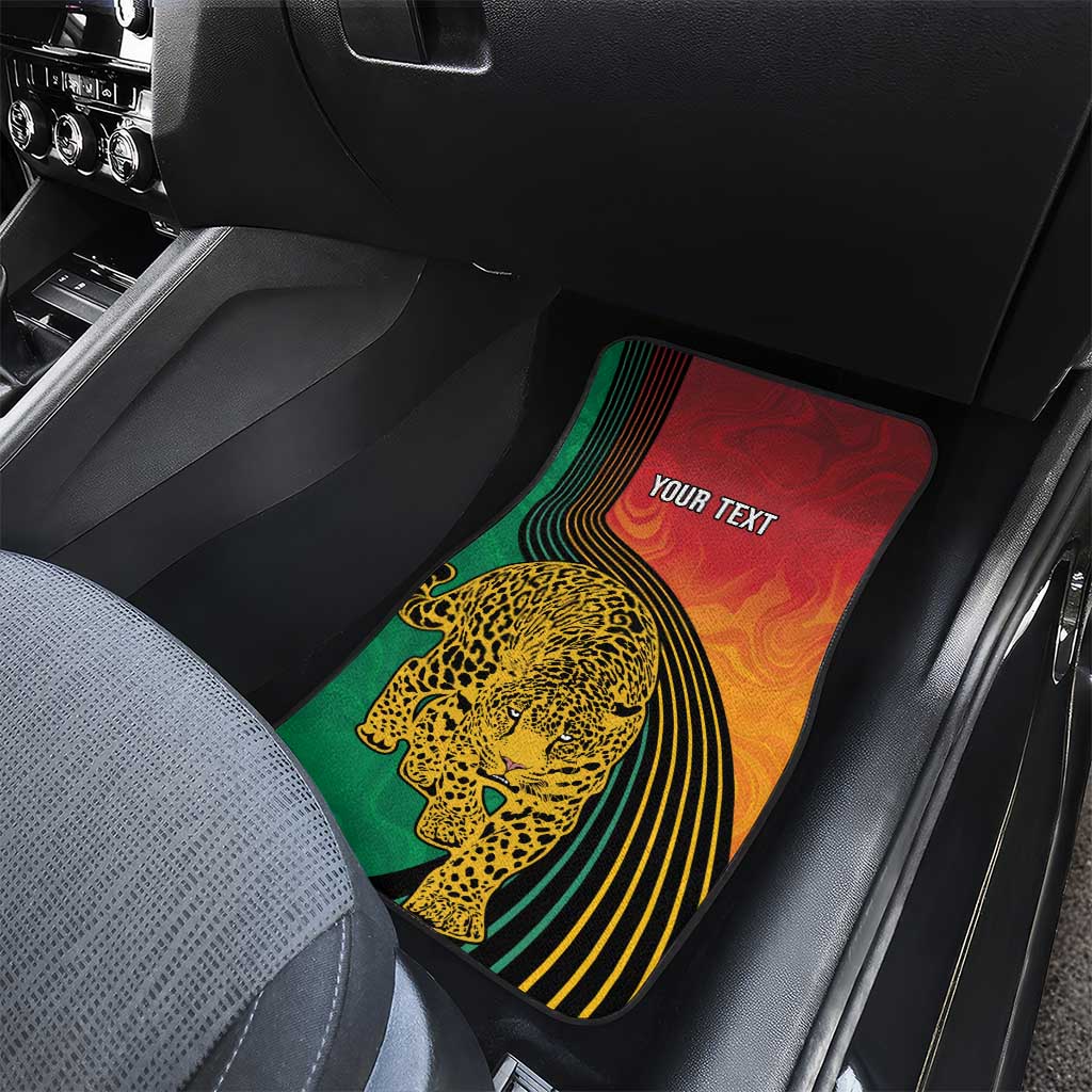 Guyana Cricket Amazon Warriors Personalized Car Mats Fierce Jaguars - Wonder Print Shop