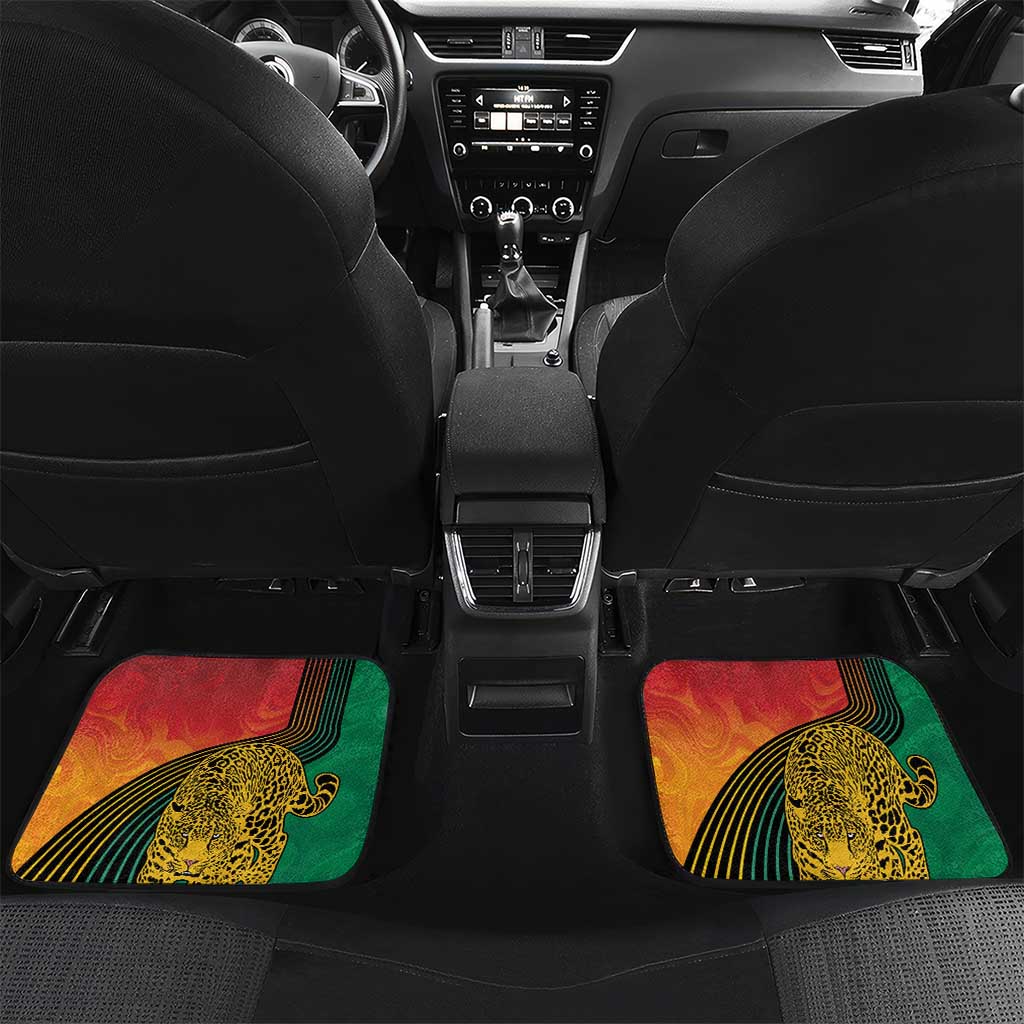 Guyana Cricket Amazon Warriors Personalized Car Mats Fierce Jaguars - Wonder Print Shop