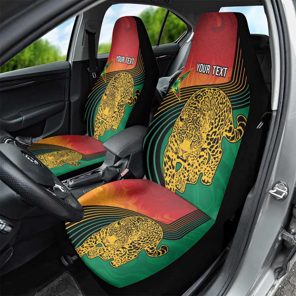 Guyana Cricket Amazon Warriors Personalized Car Seat Cover Fierce Jaguars - Wonder Print Shop