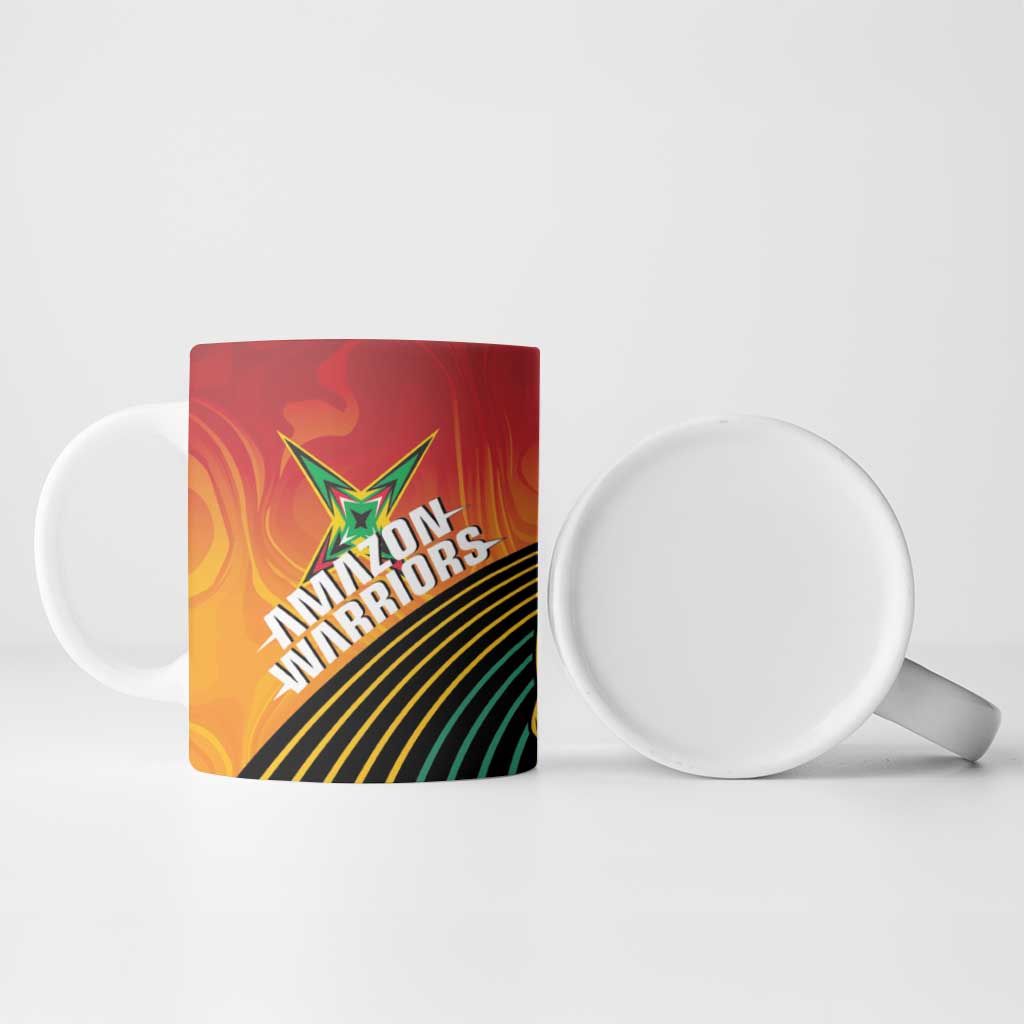 Guyana Cricket Amazon Warriors Personalized Ceramic Mug Fierce Jaguars - Wonder Print Shop