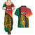 Guyana Cricket Amazon Warriors Personalized Couples Matching Summer Maxi Dress and Hawaiian Shirt Fierce Jaguars - Wonder Print Shop