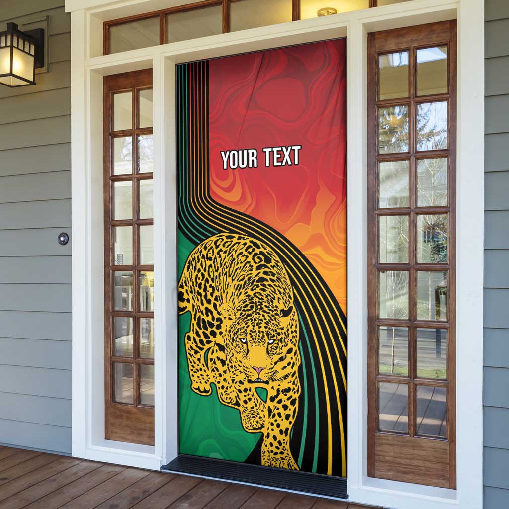 Guyana Cricket Amazon Warriors Personalized Door Cover Fierce Jaguars - Wonder Print Shop