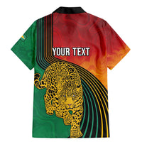 Guyana Cricket Amazon Warriors Personalized Family Matching Mermaid Dress and Hawaiian Shirt Fierce Jaguars - Wonder Print Shop