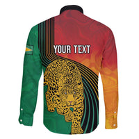 Guyana Cricket Amazon Warriors Personalized Family Matching Puletasi and Hawaiian Shirt Fierce Jaguars - Wonder Print Shop