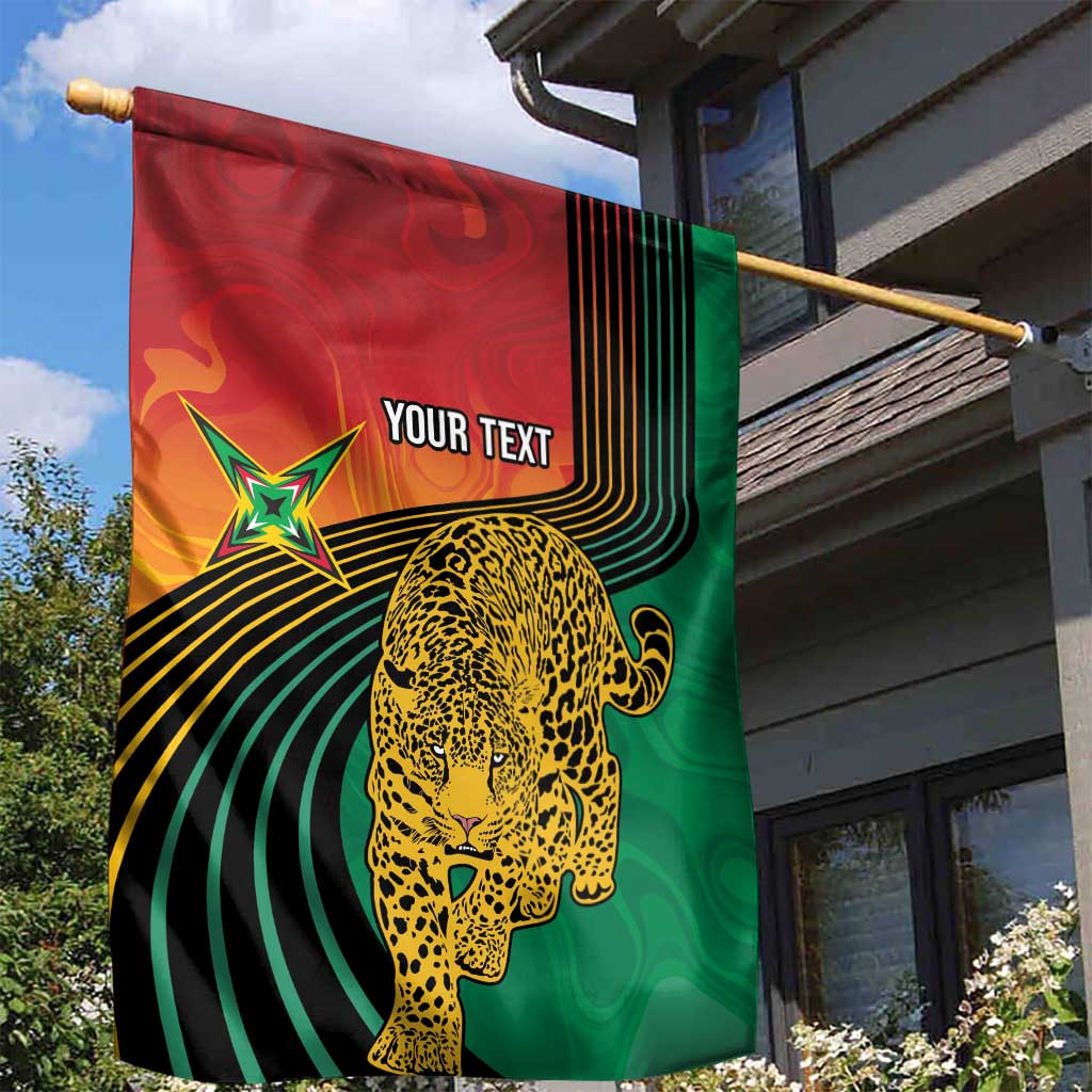 Guyana Cricket Amazon Warriors Personalized Garden Flag Fierce Jaguars - Wonder Print Shop