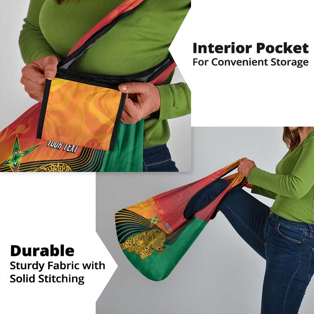 Guyana Cricket Amazon Warriors Personalized Grocery Bag Fierce Jaguars - Wonder Print Shop