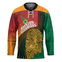 Guyana Cricket Amazon Warriors Personalized Hockey Jersey Fierce Jaguars - Wonder Print Shop