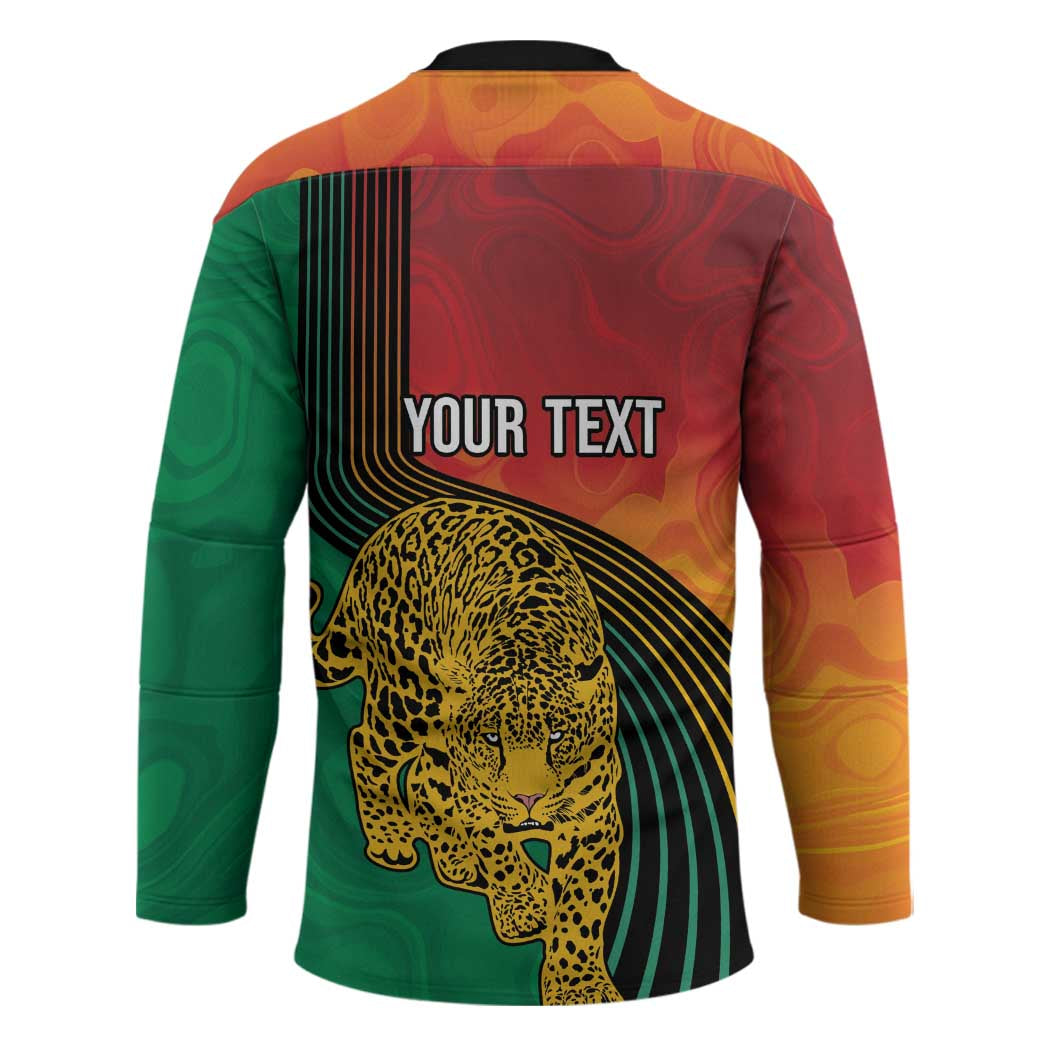 Guyana Cricket Amazon Warriors Personalized Hockey Jersey Fierce Jaguars - Wonder Print Shop