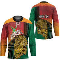 Guyana Cricket Amazon Warriors Personalized Hockey Jersey Fierce Jaguars - Wonder Print Shop