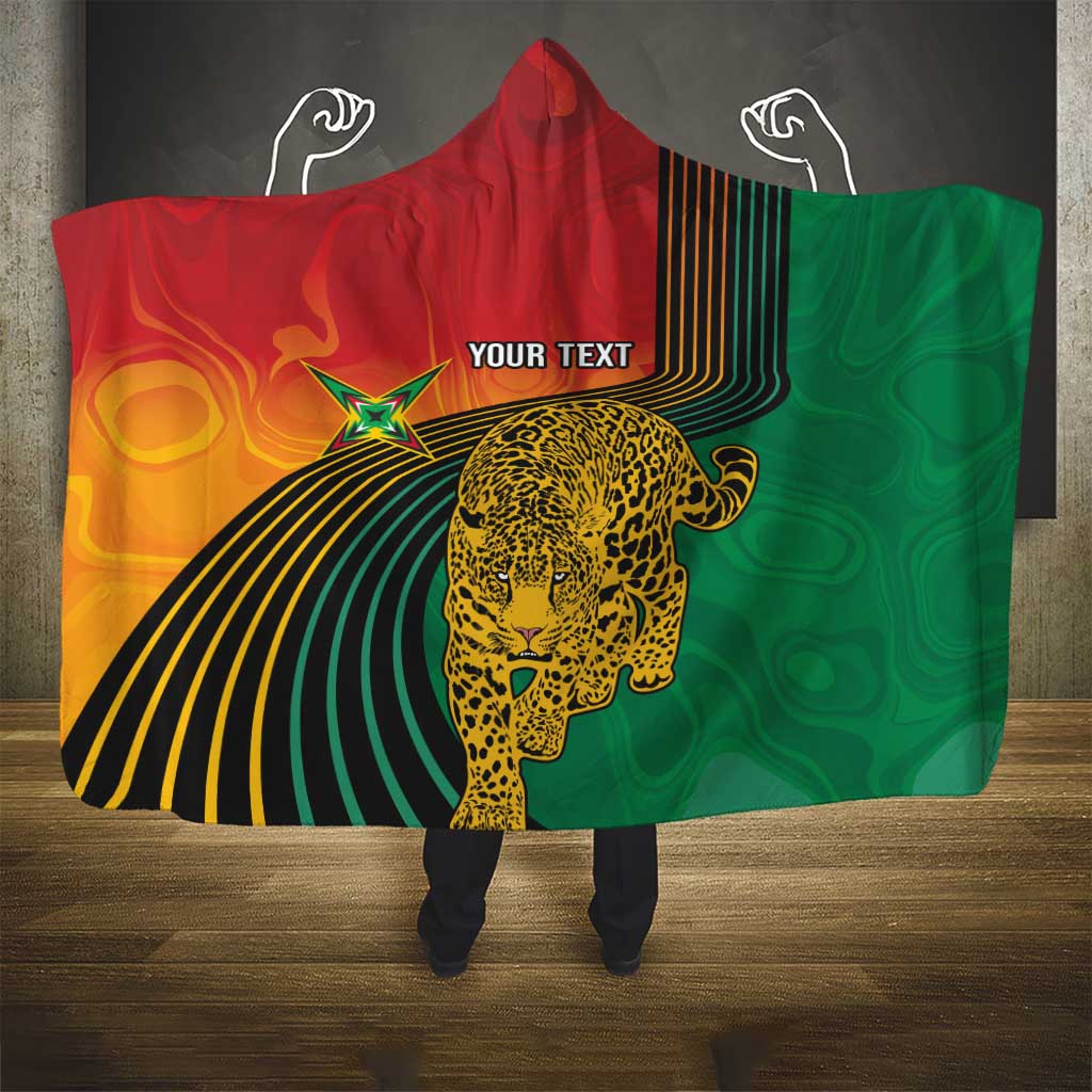 Guyana Cricket Amazon Warriors Personalized Hooded Blanket Fierce Jaguars - Wonder Print Shop