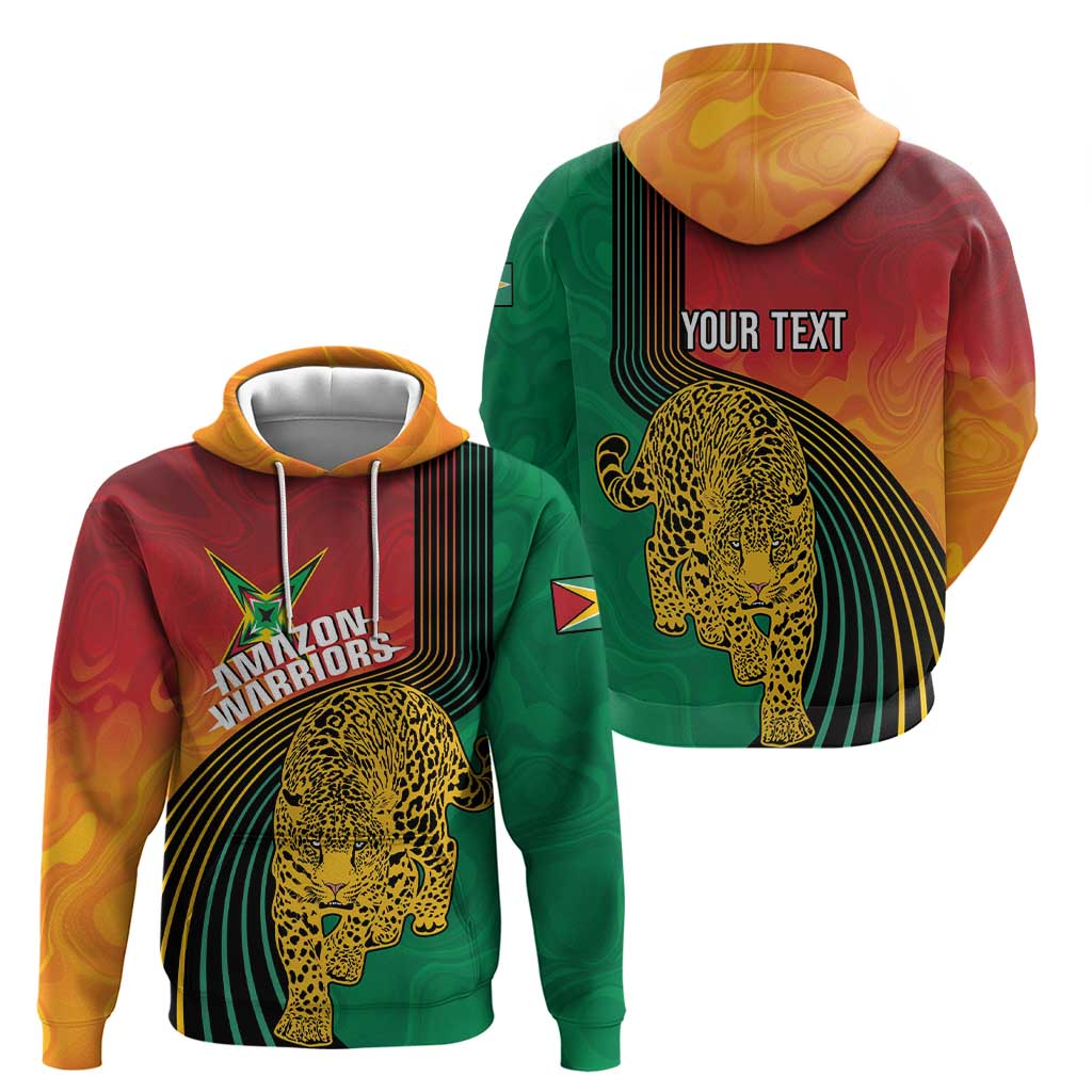 Guyana Cricket Amazon Warriors Personalized Hoodie Fierce Jaguars - Wonder Print Shop